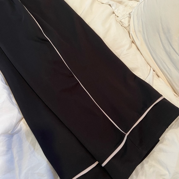 black with white strip pants - Picture 2 of 3